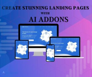 Create Stunning Landing Pages with AI Addons